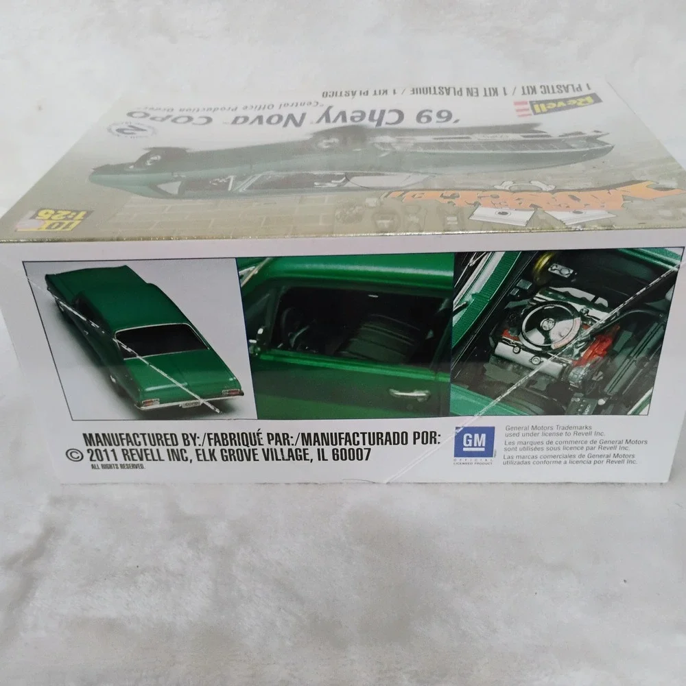 Revell Muscle 69 Chevy Nova COPO 1:25 Scale Plastic Model Car Kit 85-4274 NEW